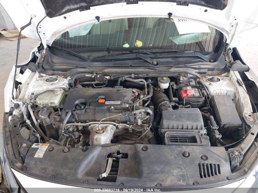 2018 Honda Civic Lx VIN: 19XFC2F58JE037287 Lot: 39693716