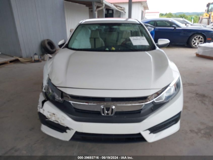2018 Honda Civic Lx VIN: 19XFC2F58JE037287 Lot: 39693716