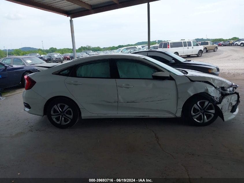 2018 Honda Civic Lx VIN: 19XFC2F58JE037287 Lot: 39693716