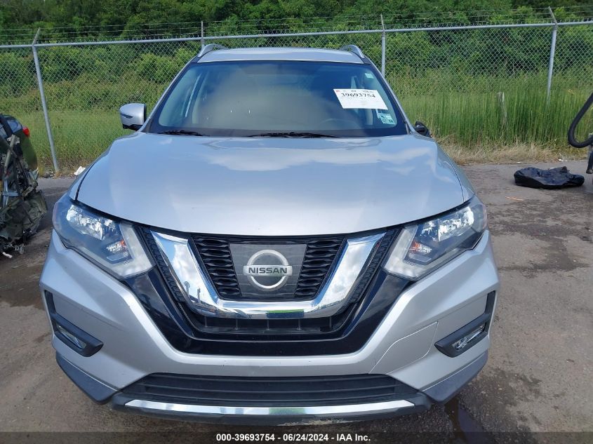 2017 Nissan Rogue Sv VIN: KNMAT2MT4HP597247 Lot: 39693754