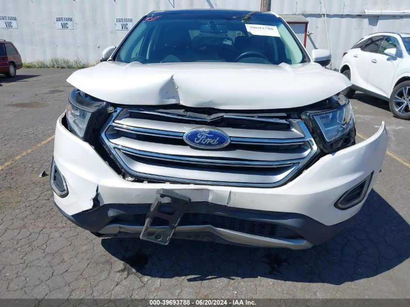 2016 Ford Edge Sel VIN: 2FMPK4J94GBC25202 Lot: 39693788