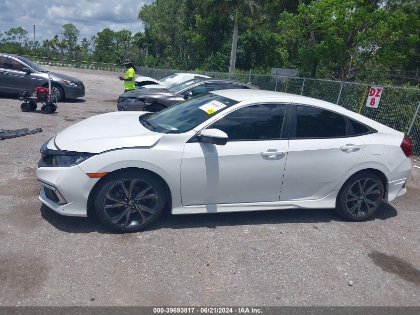 2019 Honda Civic Lx VIN: 2HGFC2F65KH570701 Lot: 39693817