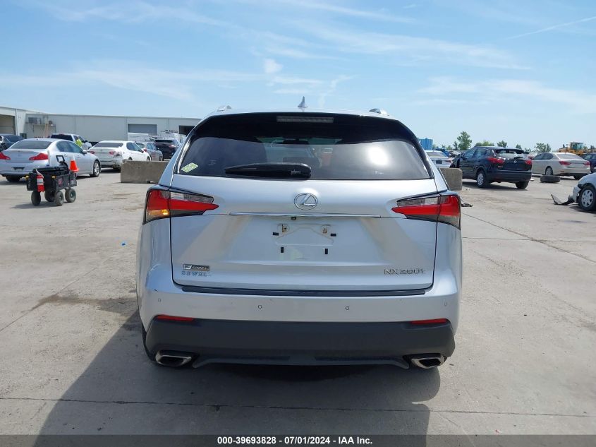 2016 Lexus Nx 200T F Sport VIN: JTJYARBZ5G2028999 Lot: 39693828