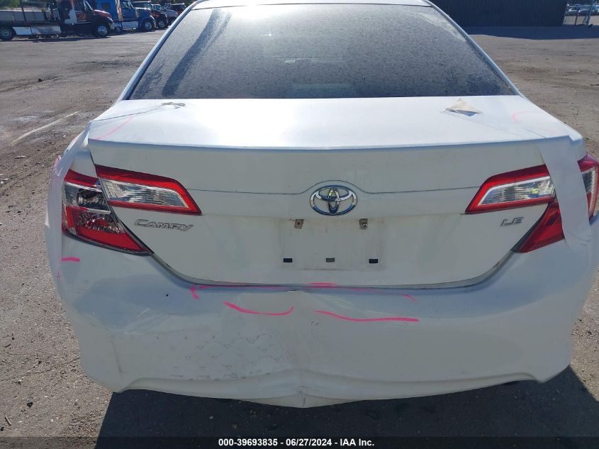 2012 Toyota Camry Le VIN: 4T1BF1FK3CU584117 Lot: 39693835