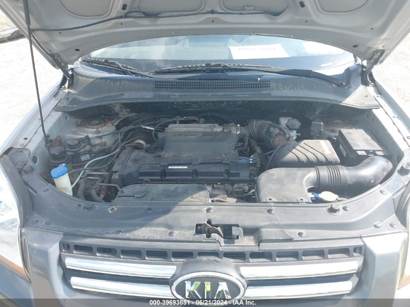 2008 Kia Sportage Lx VIN: KNDJF724087511478 Lot: 39693851