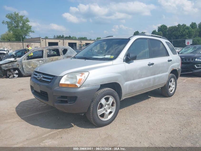 2008 Kia Sportage Lx VIN: KNDJF724087511478 Lot: 39693851