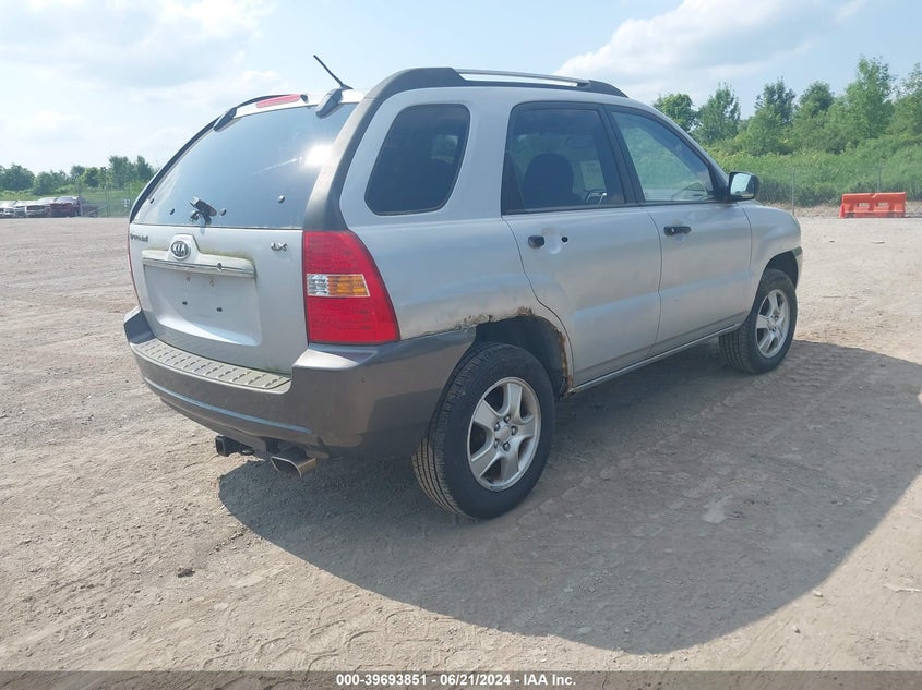 2008 Kia Sportage Lx VIN: KNDJF724087511478 Lot: 39693851