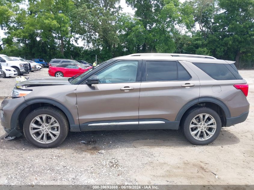 2021 Ford Explorer Limited VIN: 1FMSK8FHXMGB06558 Lot: 39693869