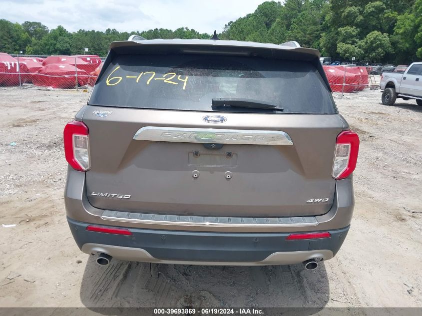 2021 Ford Explorer Limited VIN: 1FMSK8FHXMGB06558 Lot: 39693869