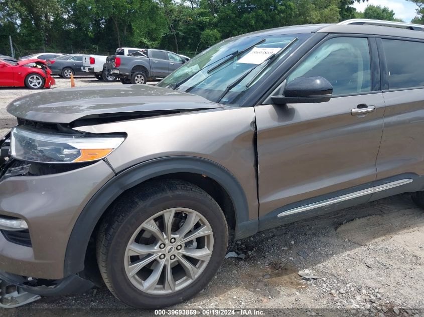 2021 Ford Explorer Limited VIN: 1FMSK8FHXMGB06558 Lot: 39693869