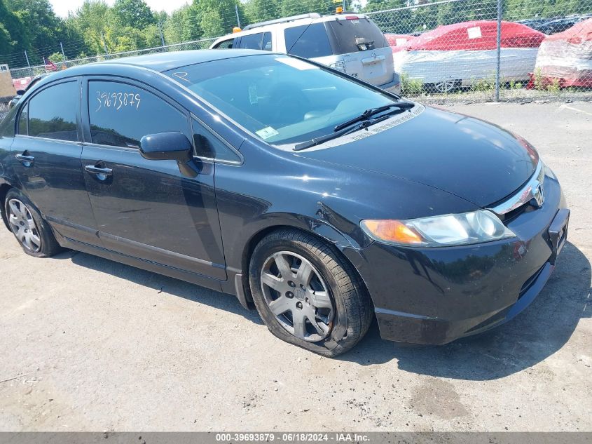 2008 Honda Civic Lx VIN: 2HGFA165X8H314814 Lot: 39693879