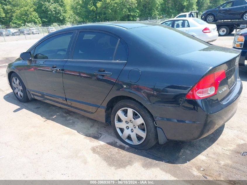 2008 Honda Civic Lx VIN: 2HGFA165X8H314814 Lot: 39693879