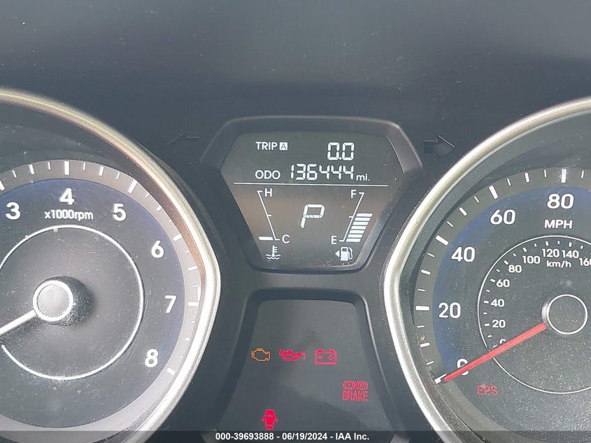 2012 Hyundai Elantra Limited VIN: 5NPDH4AE5CH082388 Lot: 39693888