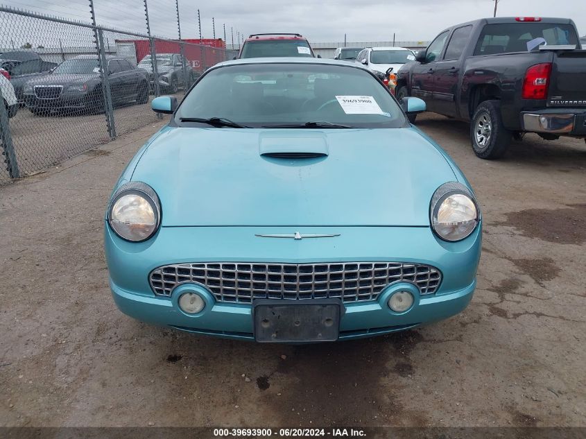 2002 Ford Thunderbird VIN: 1FAHP60A62Y116940 Lot: 39693900