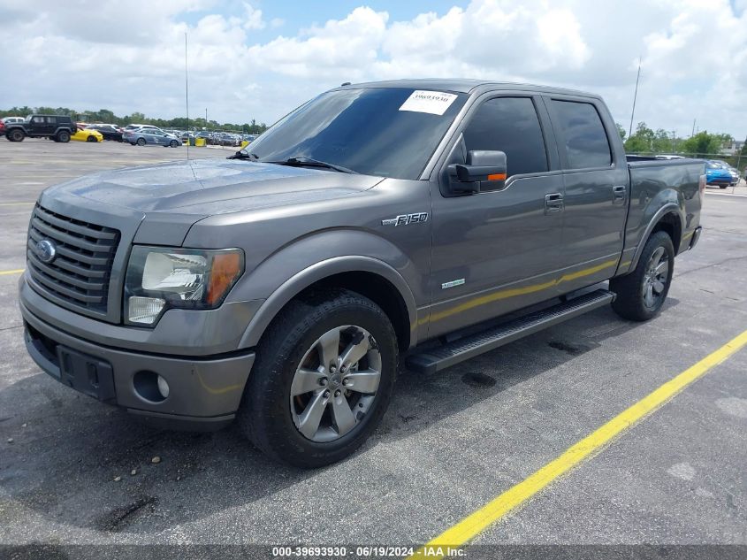 2012 Ford F150 Supercrew VIN: 1FTFW1CTXCKE29675 Lot: 39693930