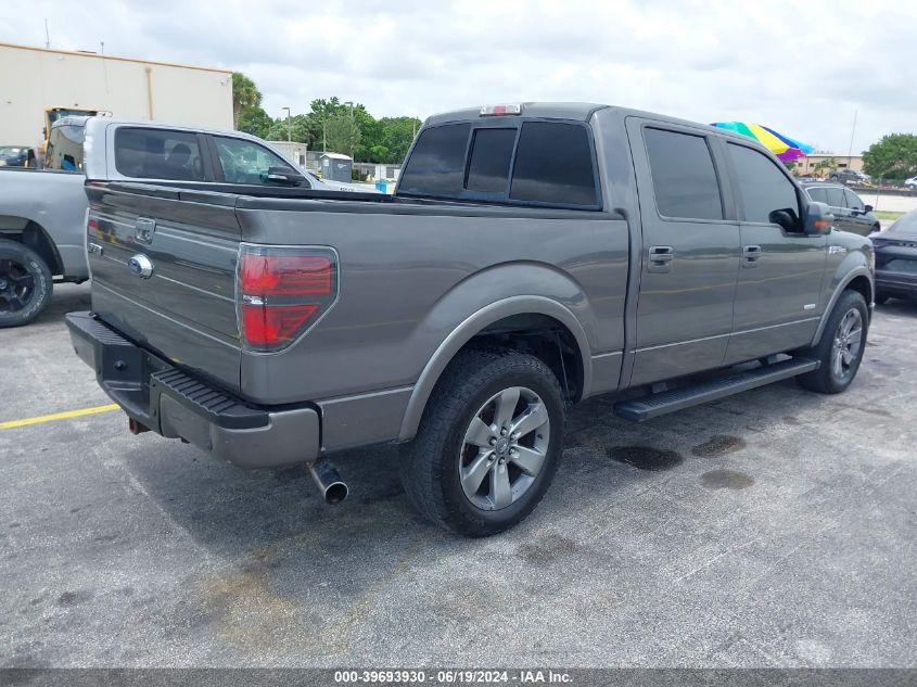 2012 Ford F150 Supercrew VIN: 1FTFW1CTXCKE29675 Lot: 39693930