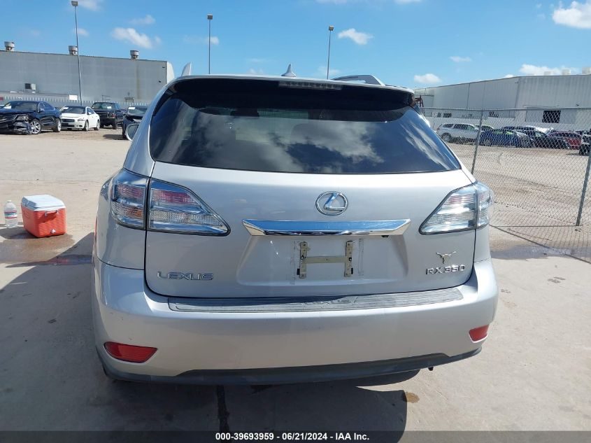 2010 Lexus Rx 350 VIN: 2T2ZK1BA0AC001925 Lot: 39693959