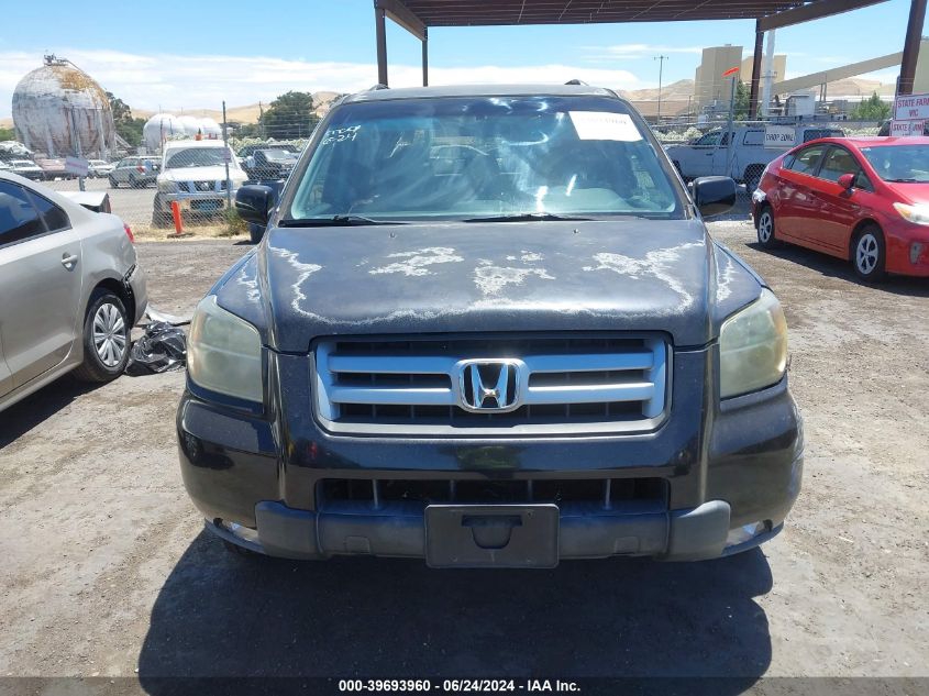2006 Honda Pilot Ex VIN: 5FNYF28436B040720 Lot: 39693960