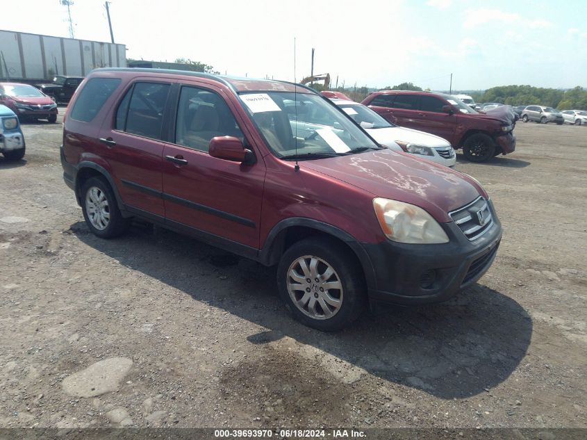 2006 Honda Cr-V Ex VIN: JHLRD78836C059813 Lot: 39693970