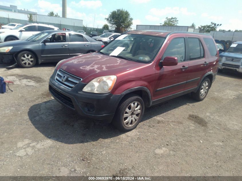 2006 Honda Cr-V Ex VIN: JHLRD78836C059813 Lot: 39693970