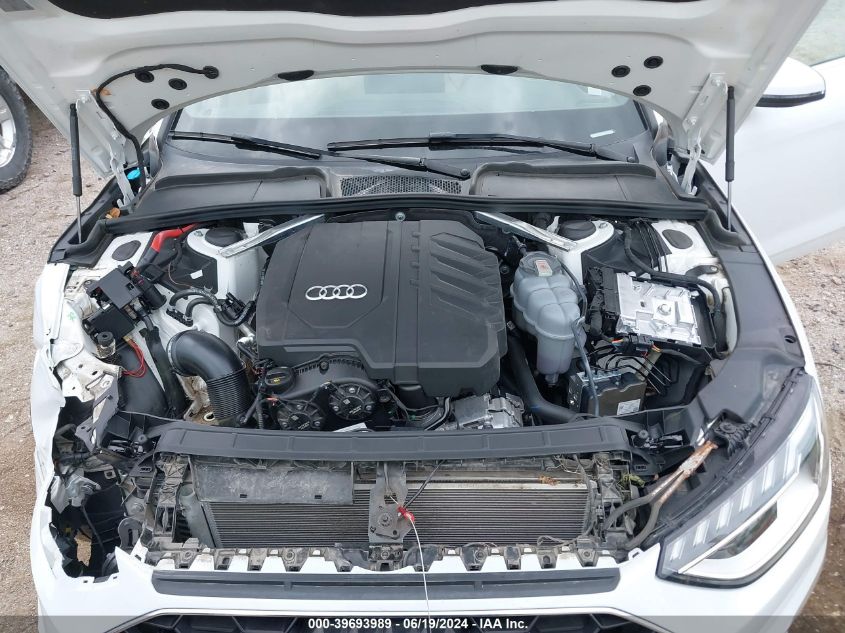 2021 Audi A4 Premium Plus 45 Tfsi S Line Quattro S Tronic VIN: WAUEAAF42MA069658 Lot: 39693989