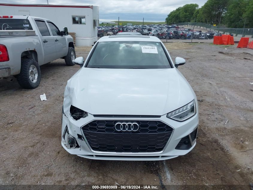 2021 Audi A4 Premium Plus 45 Tfsi S Line Quattro S Tronic VIN: WAUEAAF42MA069658 Lot: 39693989