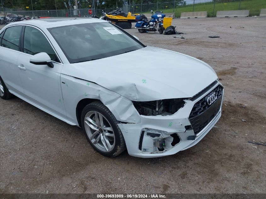 2021 Audi A4 Premium Plus 45 Tfsi S Line Quattro S Tronic VIN: WAUEAAF42MA069658 Lot: 39693989