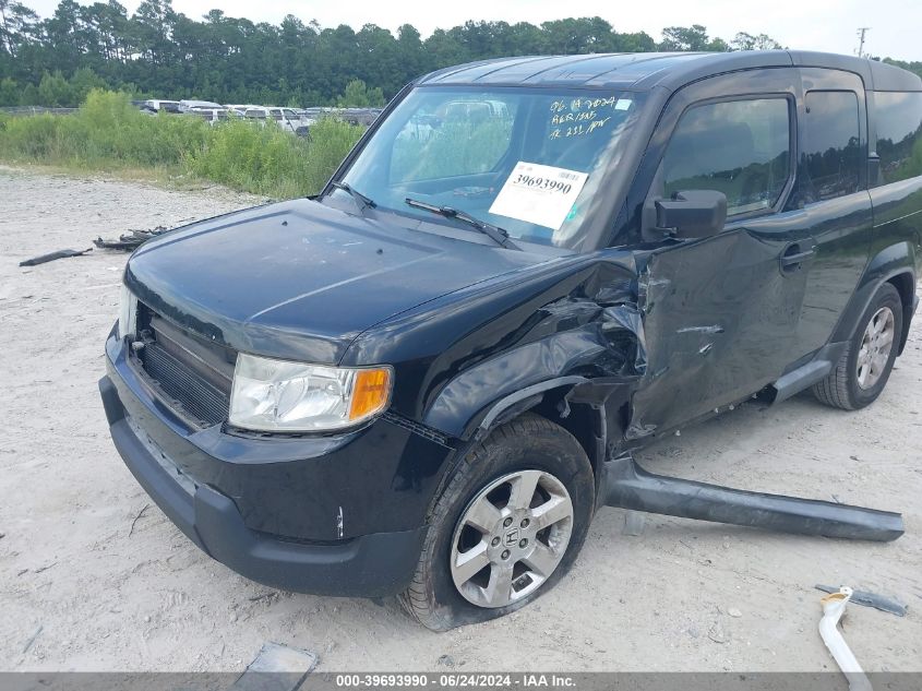 5J6YH287X9L003812 2009 Honda Element Ex