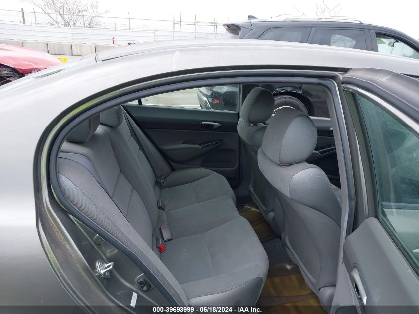 2008 Honda Civic Lx VIN: 2HGFA16598H322001 Lot: 39693999