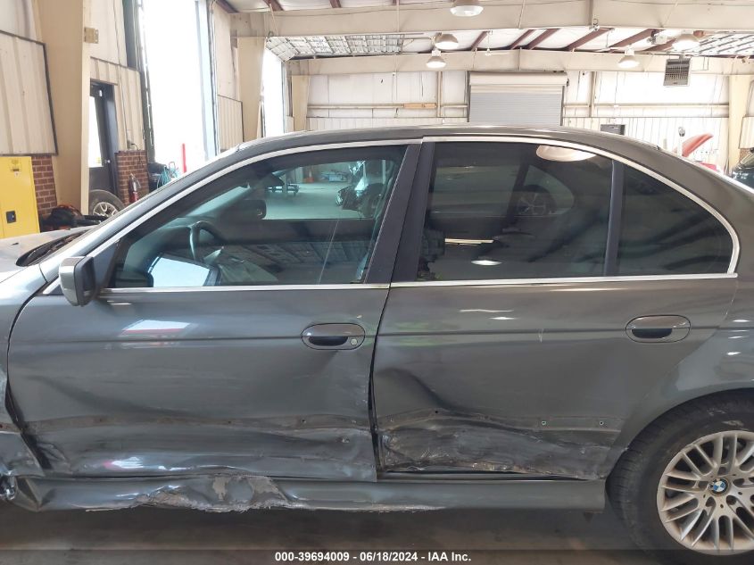 2003 BMW 530Ia VIN: WBADT63423CK32089 Lot: 39694009