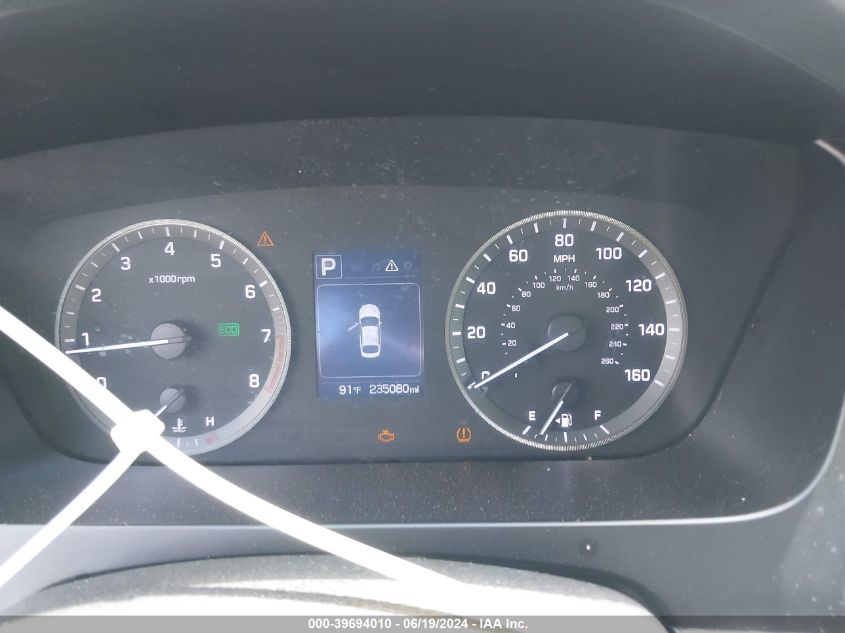 2016 Hyundai Sonata Se VIN: 5NPE24AF2GH371135 Lot: 39694010