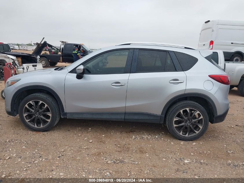 2016 Mazda Cx-5 Gt VIN: JM3KE2DY5G0621256 Lot: 39694019
