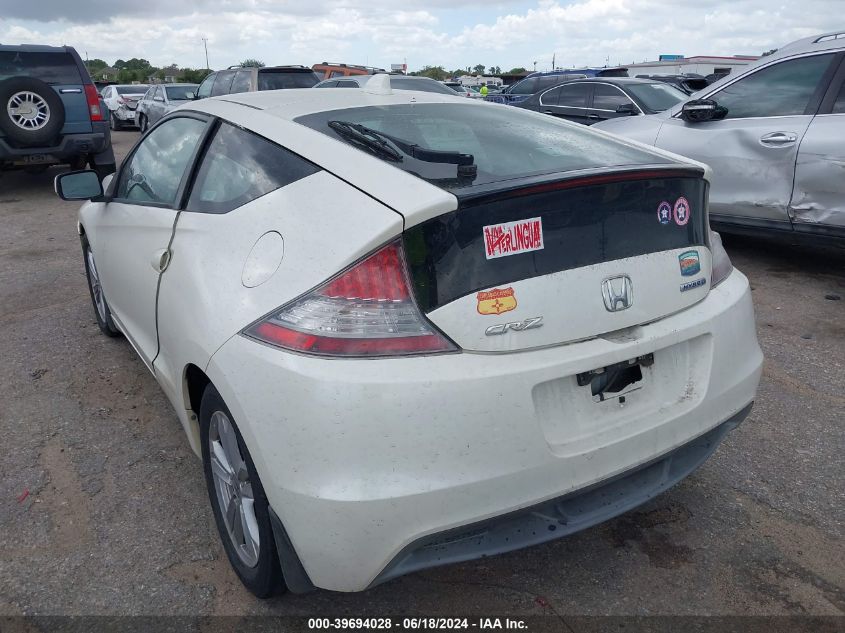 2011 Honda Cr-Z Ex VIN: JHMZF1D63BS002406 Lot: 39694028