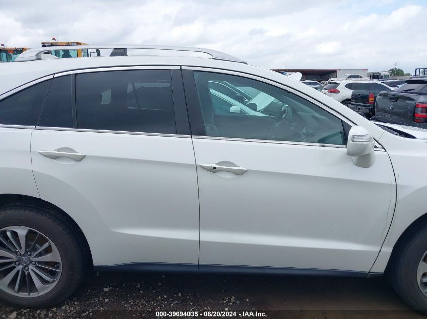 2017 Acura Rdx Advance VIN: 005J8TB4H75HL0095 Lot: 39694035