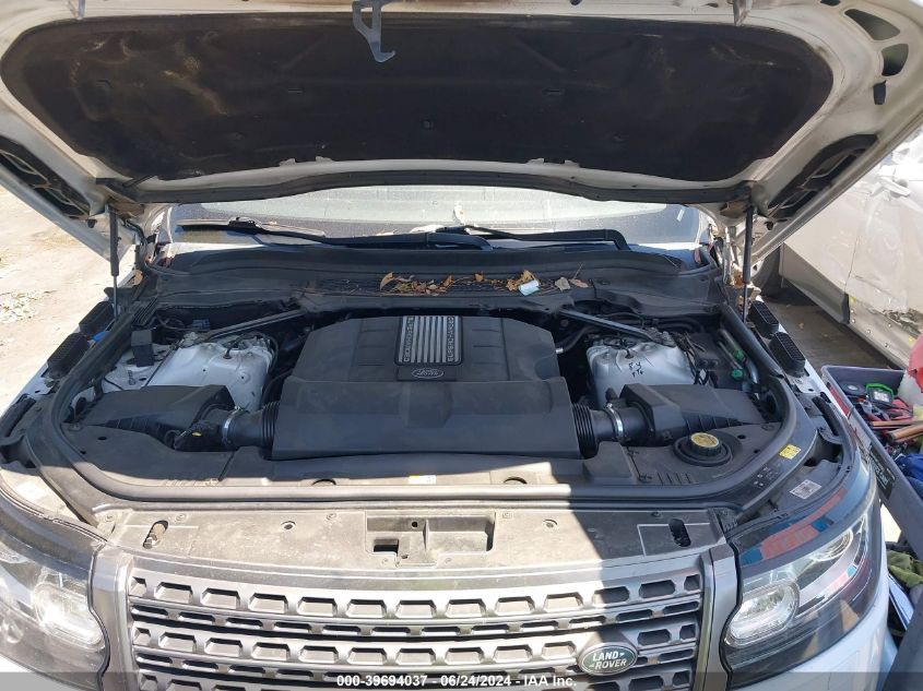 2015 Land Rover Range Rover 3.0L V6 Supercharged VIN: SALGR2VF2FA226372 Lot: 39694037
