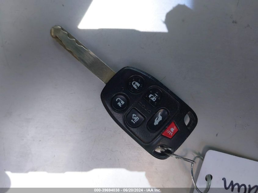 2012 Honda Odyssey Touring/Touring Elite VIN: 5FNRL5H96CB100950 Lot: 39694038