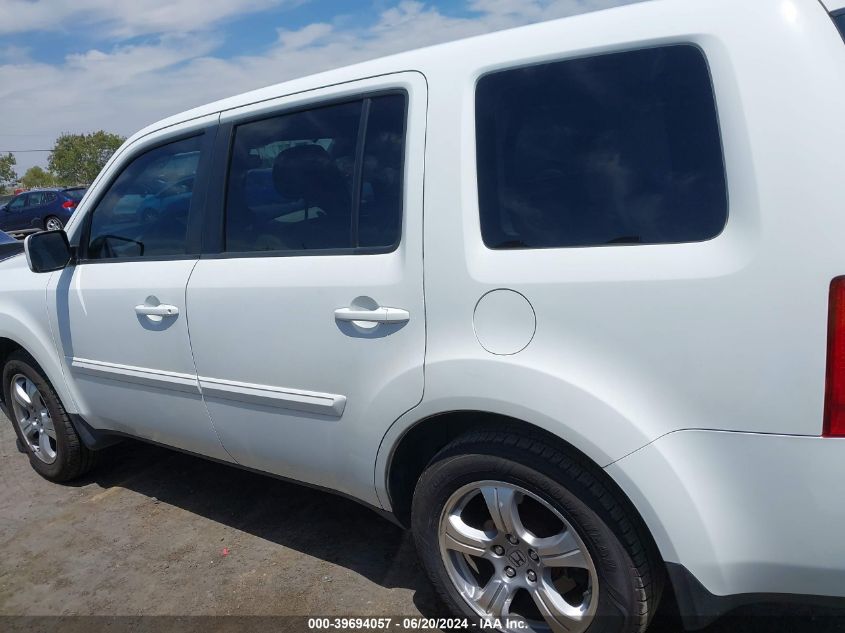 2013 Honda Pilot Ex-L VIN: 5FNYF3H79DB013809 Lot: 39694057