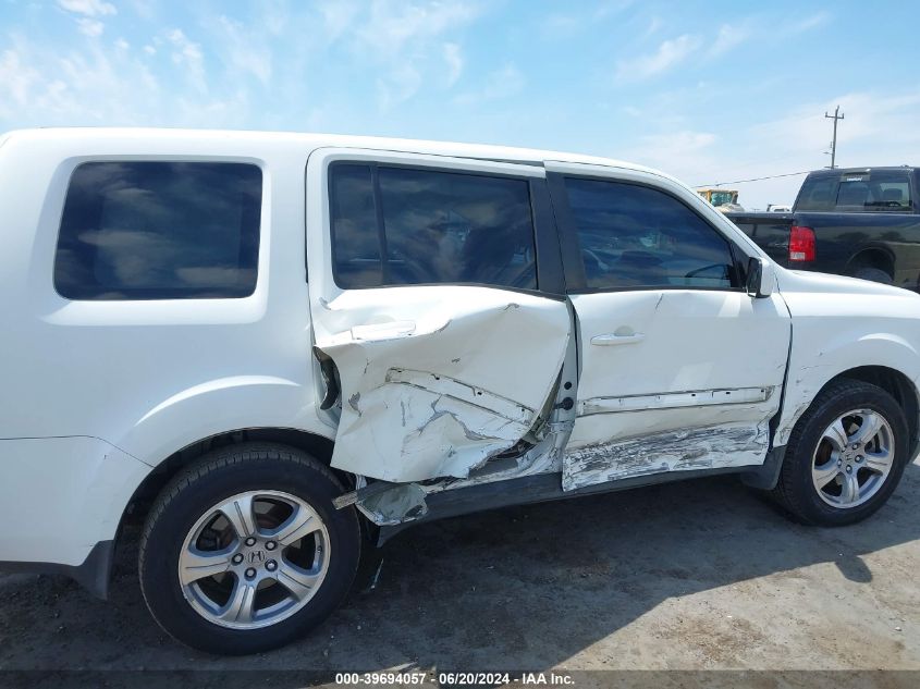 2013 Honda Pilot Ex-L VIN: 5FNYF3H79DB013809 Lot: 39694057