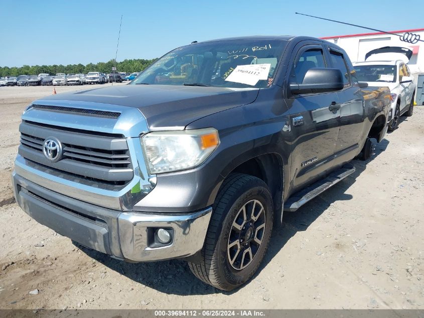 2014 Toyota Tundra Double Cab Sr/Sr5 VIN: 5TFUW5F19EX394111 Lot: 39694112