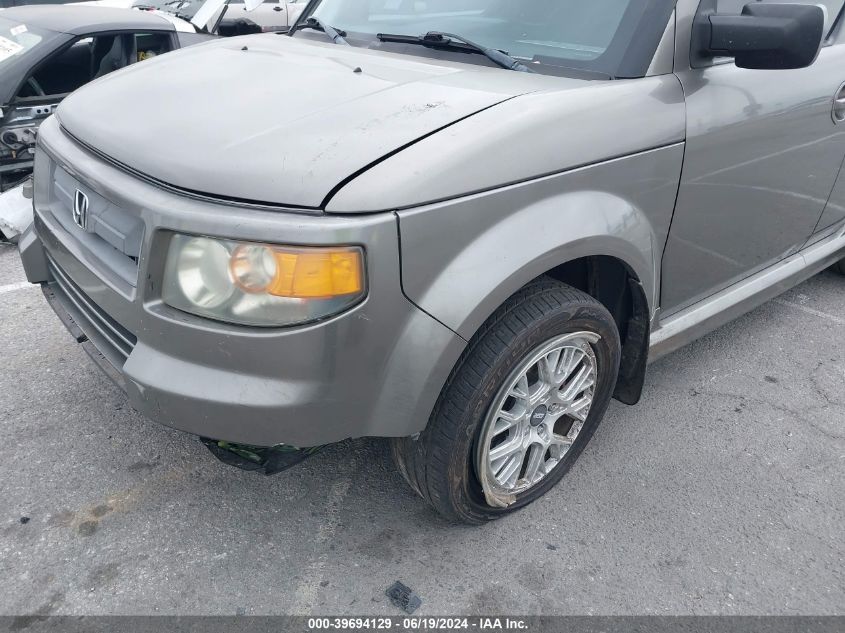 2007 Honda Element Sc VIN: 5J6YH18997L016026 Lot: 39694129