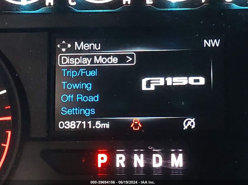 2019 Ford F150 Supercrew VIN: 1FTEW1CP3KKE95207 Lot: 39694156