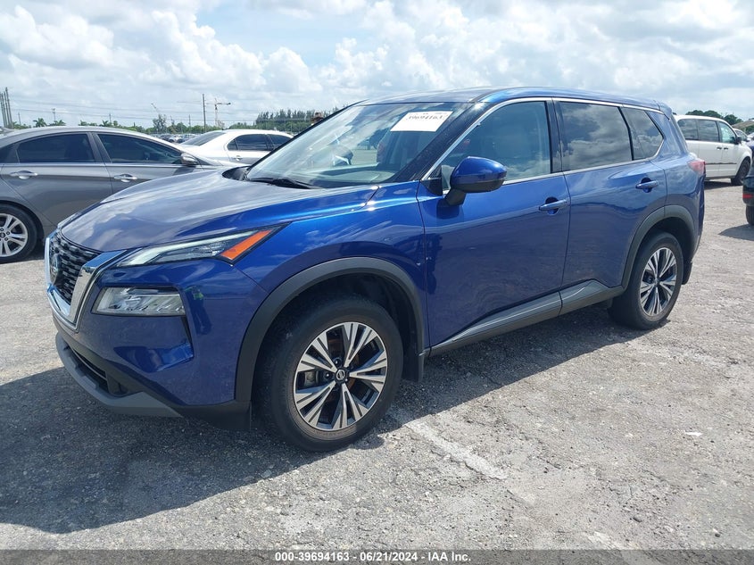2021 NISSAN ROGUE SV FWD - JN8AT3BAXMW008634