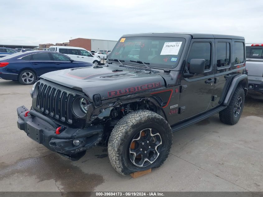 2020 Jeep Wrangler Unlimited Rubicon Recon 4X4 VIN: 1C4HJXFN3LW307417 Lot: 39694173