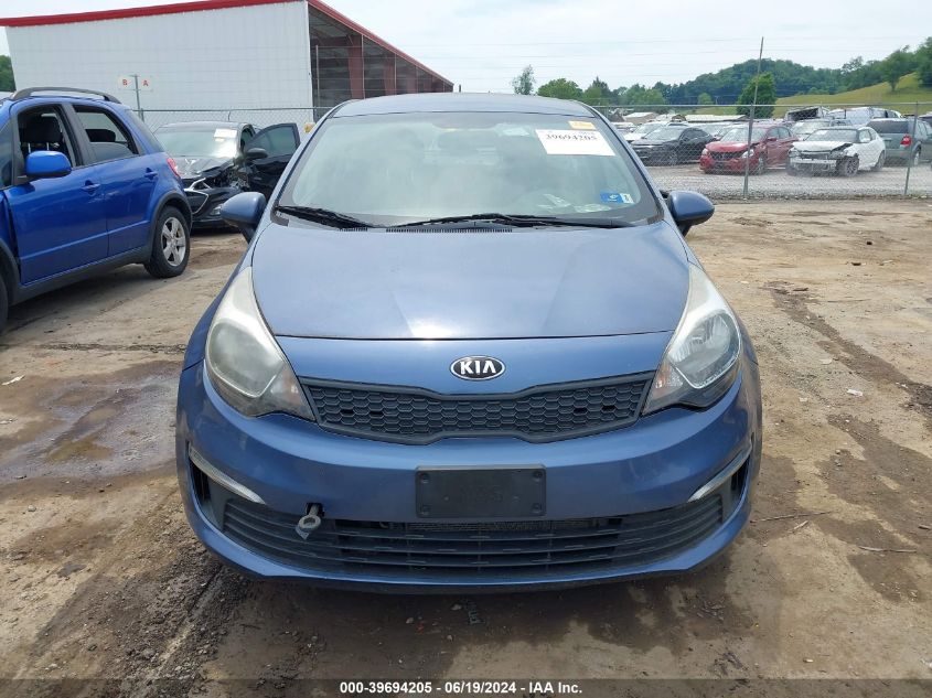 2016 Kia Rio Lx VIN: KNADM4A38G6660586 Lot: 39694205