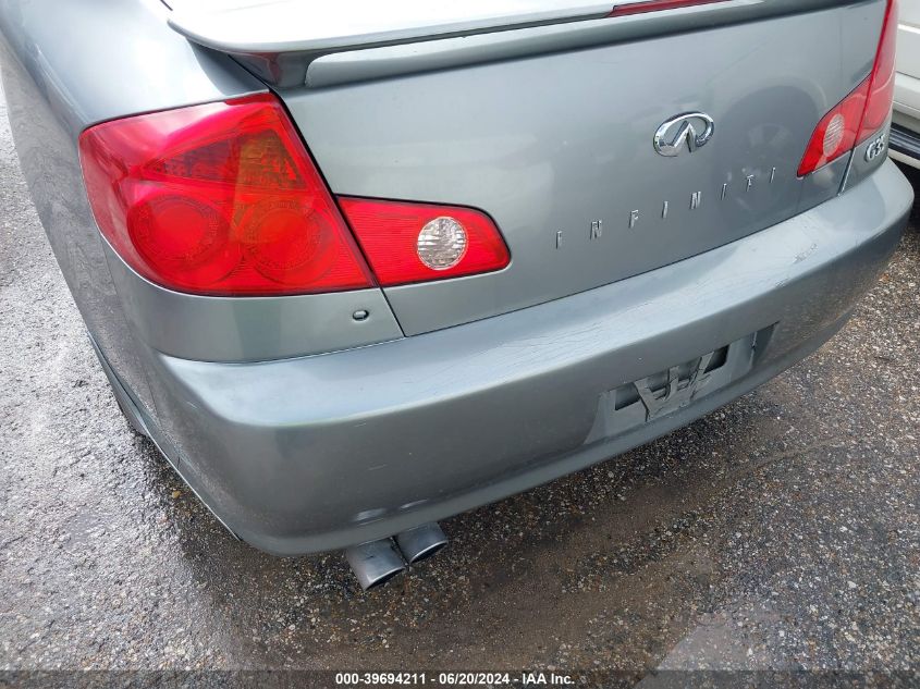 2005 Infiniti G35 VIN: JNKCV51E05M210439 Lot: 39694211