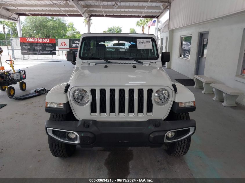 2021 Jeep Wrangler Unlimited Sahara 4X4 VIN: 1C4HJXENXMW625974 Lot: 39694218
