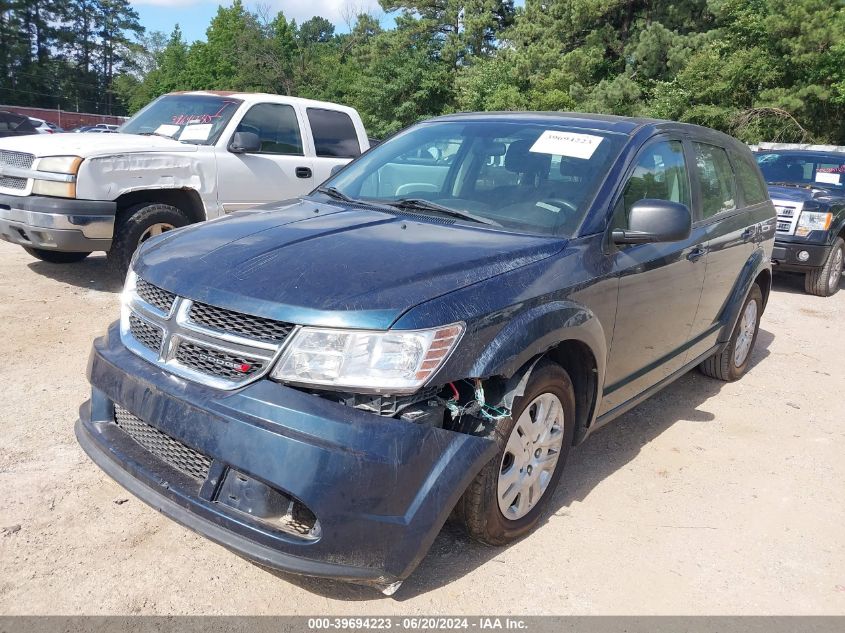 2014 Dodge Journey Se VIN: 3C4PDCAB1ET244447 Lot: 39694223