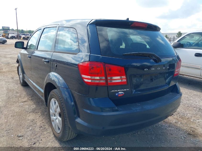 2014 Dodge Journey Se VIN: 3C4PDCAB1ET244447 Lot: 39694223