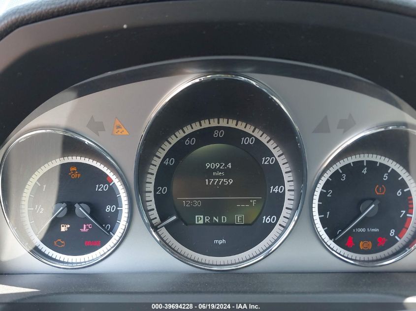 2011 Mercedes-Benz C 300 Luxury/Sport VIN: WDDGF5EB0BA519945 Lot: 39694228