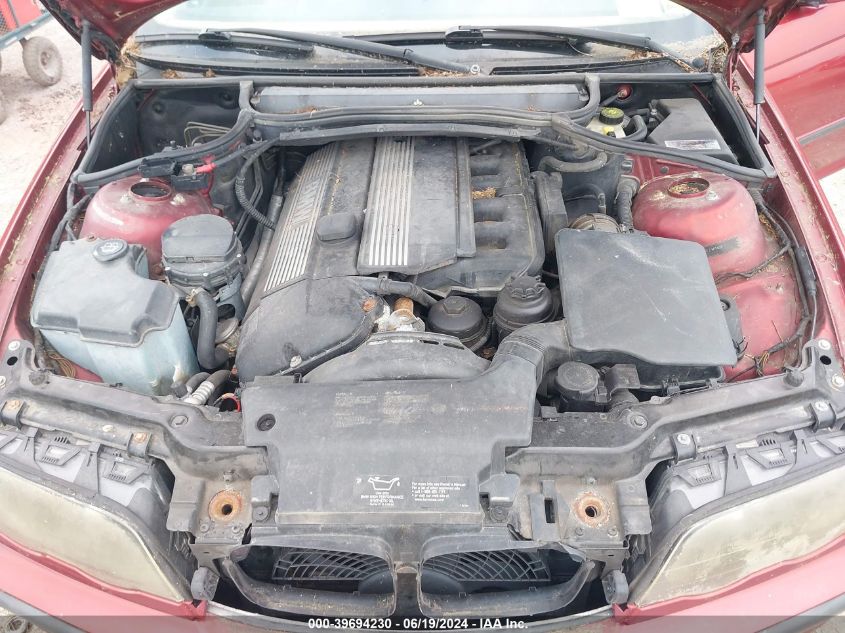 2001 BMW 325I VIN: WBAAW33451ET41950 Lot: 39694230